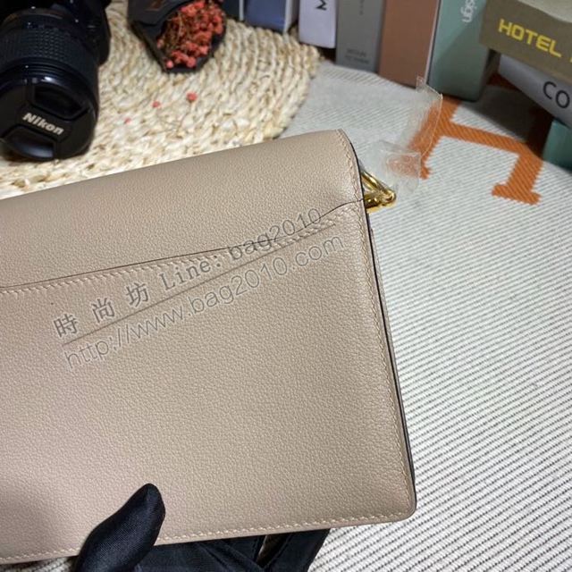 HERMES女包 豬鼻子包 Roulis Evercolor皮 風衣灰 愛馬仕百搭款單肩包 愛馬仕斜挎背包  Ama1695